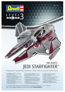 Manual Revell set 03607 Star Wars Obi Wans Jedi starfighter