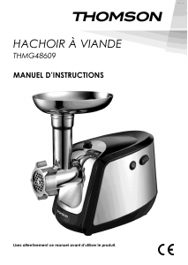 Mode d’emploi Thomson THMG48609 Hachoir à viande