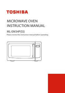 Handleiding Toshiba ML-EM34P(SS) Magnetron