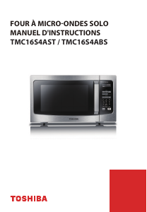 Mode d’emploi Toshiba TMC16S4AST Micro-onde
