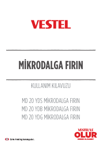 Kullanım kılavuzu Vestel MD 20 YDG Mikrodalga