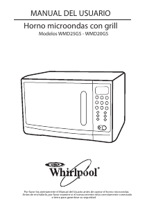 Manual de uso Whirlpool WMD20GS Microondas