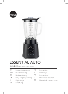 Manual Wilfa RBLP-1500B Essential Auto Blender