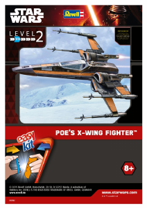 Handleiding Revell set 06692 Star Wars Poes X-Wing fighter