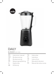 Manual Wilfa DBL-1200B Daily Blender