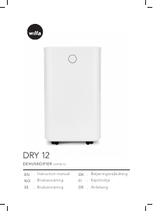Manual Wilfa DH1W-12 Dry 12 Dehumidifier