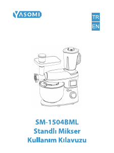 Handleiding Yasomi SM-1504BML Keukenmachine