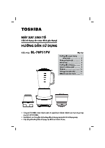 Kullanım kılavuzu Toshiba BL-70PS1PV Blender