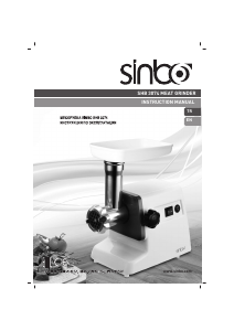 Manual Sinbo SHB 3074 Meat Grinder