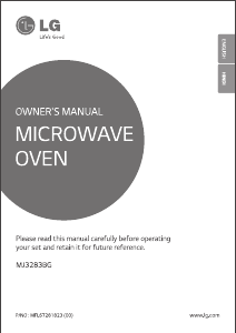 Manual LG MJ3283BG Microwave