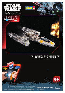 Manual de uso Revell set 06699 Star Wars Y-Wing fighter