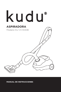 Manual de uso Kudu KU-VC1300B Aspirador