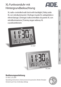 Handleiding ADE CK 2309 Klok