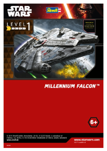 Mode d’emploi Revell set 06752 Star Wars Millennium Falcon