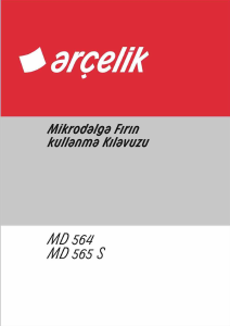 Kullanım kılavuzu Arçelik MD 564 Mikrodalga