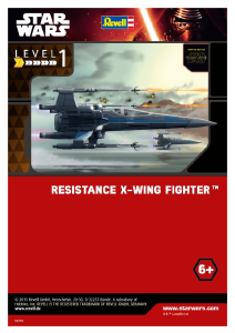 Bedienungsanleitung Revell set 06753 Star Wars Resistance X-Wing fighter