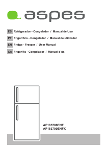 Handleiding Aspes AF183700ENF Koel-vries combinatie