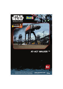 Manual Revell set 06754 Star Wars AT-ACT walker