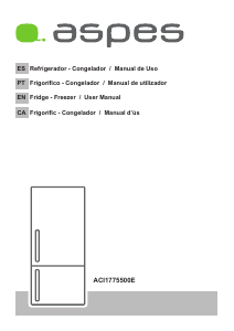 Manual de uso Aspes ACI1775500E Frigorífico combinado