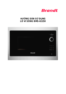 Hướng dẫn sử dụng Brandt BMS6115X Lò vi sóng