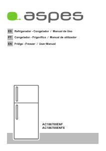 Manual Aspes AC186700ENF Fridge-Freezer