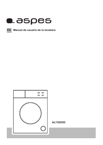 Manual de uso Aspes AL7202DD Lavadora