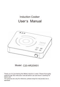 Manual Award C20-HR20W01 Hob