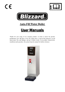 Handleiding Blizzard AF10 Waterdispenser