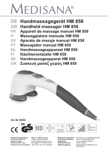 Bedienungsanleitung Medisana HM 858 Massagegerät