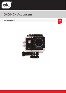 Manual OK OXC 040H Action Camera