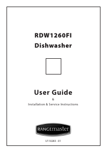 Manual Rangemaster RDW1260FI Dishwasher