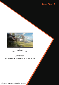 Manual Cepter C24ALPHA LED Monitor