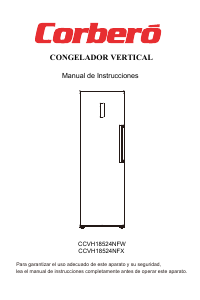 Manual de uso Corberó CCVH18524NFX Congelador