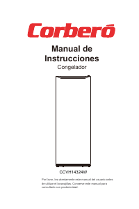 Manual de uso Corberó CCVH14324W Congelador