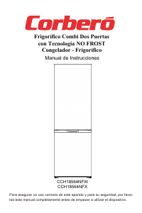 Manual de uso Corberó CCH18564NFX Frigorífico combinado