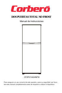 Manual de uso Corberó CF2PH14424NFW Frigorífico combinado