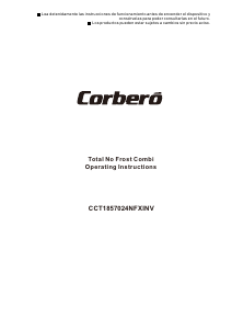 Manual de uso Corberó CCT1857024NFXINV Frigorífico combinado