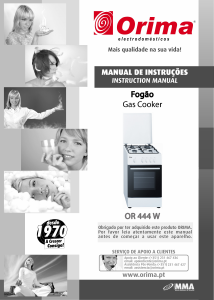 Manual de uso Orima OR 444 W Cocina