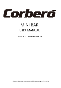 Manual de uso Corberó CFMMB430BLGL Refrigerador