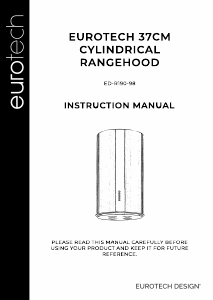 Handleiding Eurotech ED-R190-98 Afzuigkap