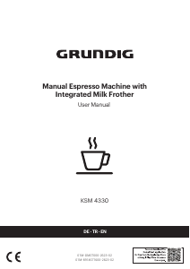 Handleiding Grundig KSM 4330 Espresso-apparaat