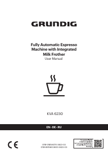 Manual Grundig KVA 6230 Espresso Machine