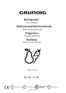 Manual Grundig GKNI 15740N Fridge-Freezer