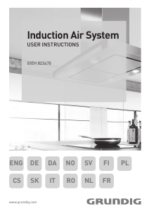Instrukcja Grundig GIEH 823470 Płyta do zabudowy