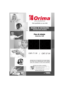 Manual Orima ORF 71 IN Placa