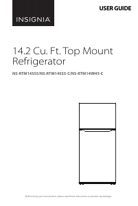 Manual Insignia NS-RTM14SS5 Fridge-Freezer