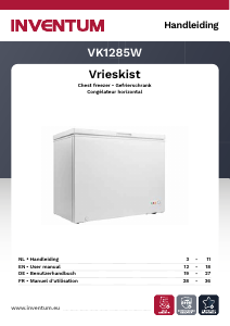 Manual Inventum VK1285W Freezer