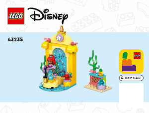 Vadovas Lego set 43235 Disney Arielės muzikinė scena