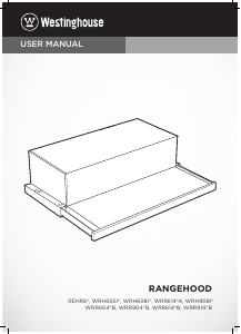 Manual Westinghouse WRR614SB Cooker Hood