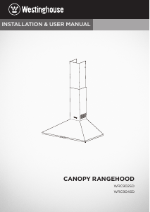 Manual Westinghouse WRC902SD Cooker Hood
